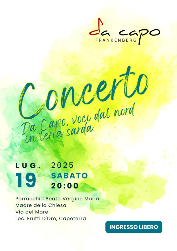 Amici dal nord in terra sarda uniti nella musica.