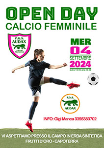 Riprese attività della P.G.S. AUDAX