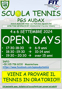 Riprese attività della P.G.S. AUDAX
