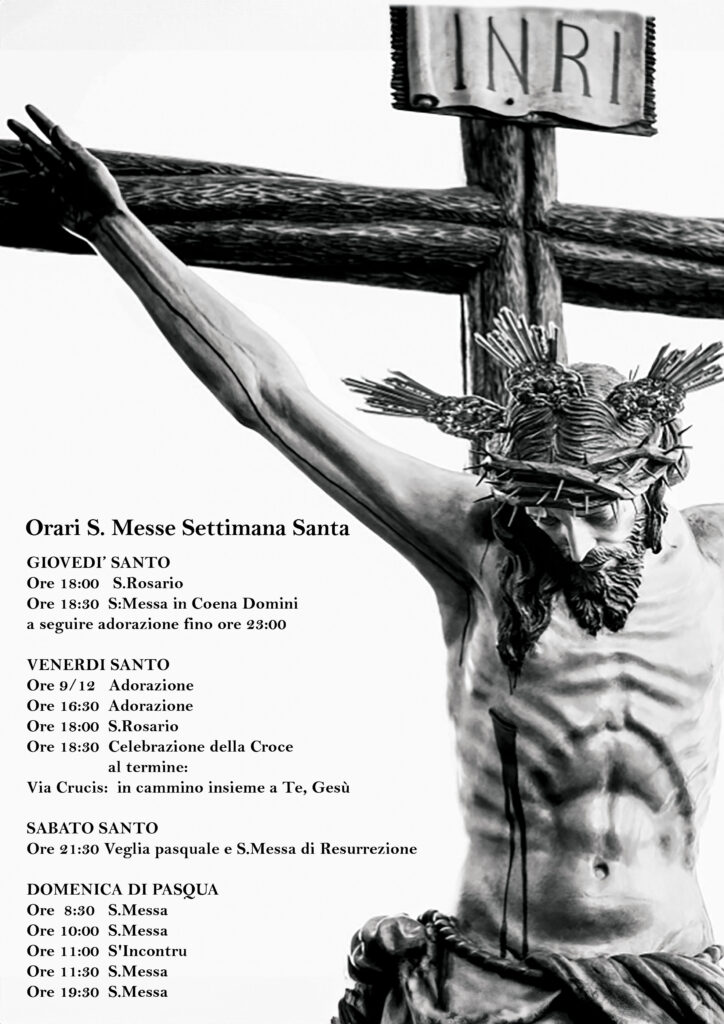 Orari S. Messe Settimana Santa