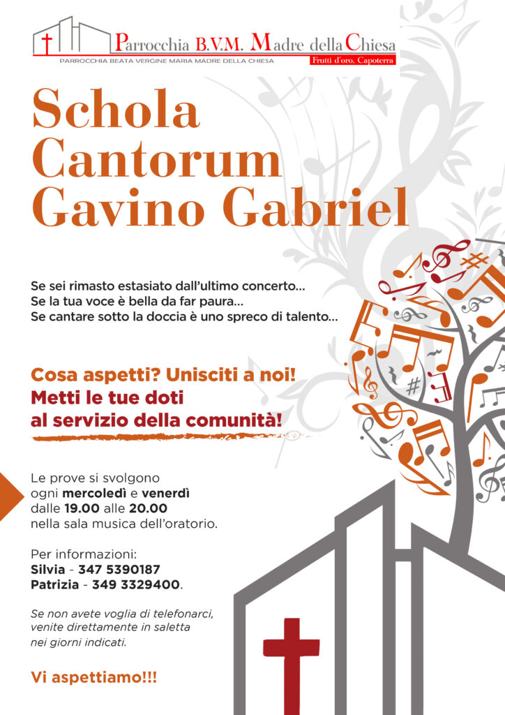 La schola cantorum apre le iscrizioni