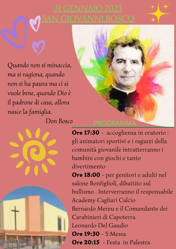 Programma festa Don Bosco